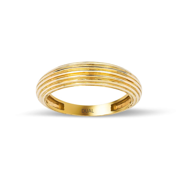 Sempre - 14K Gold Textured Ring