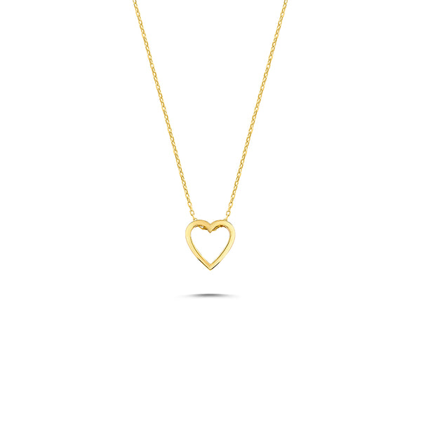 Cuore - 14K Gold Tiny Heart Necklace