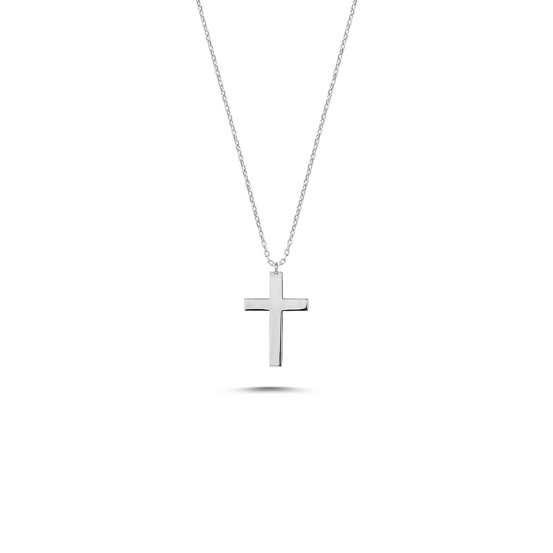14K Gold Cross Simple Necklace