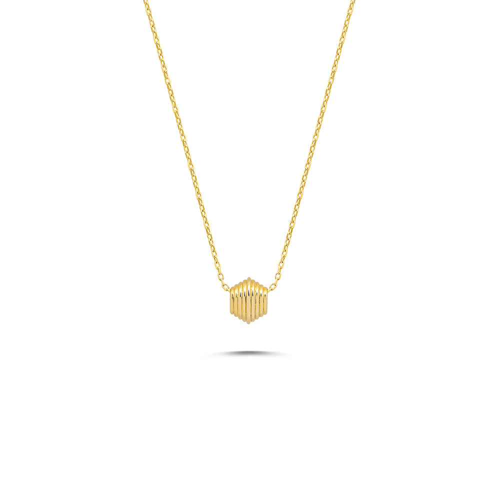 V - Necklace - 14 Karat Gold Necklace for Women - Also in Rose Gold – MOSUO