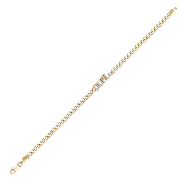 Nome -14K Gold Chain Personalized Name Bracelet